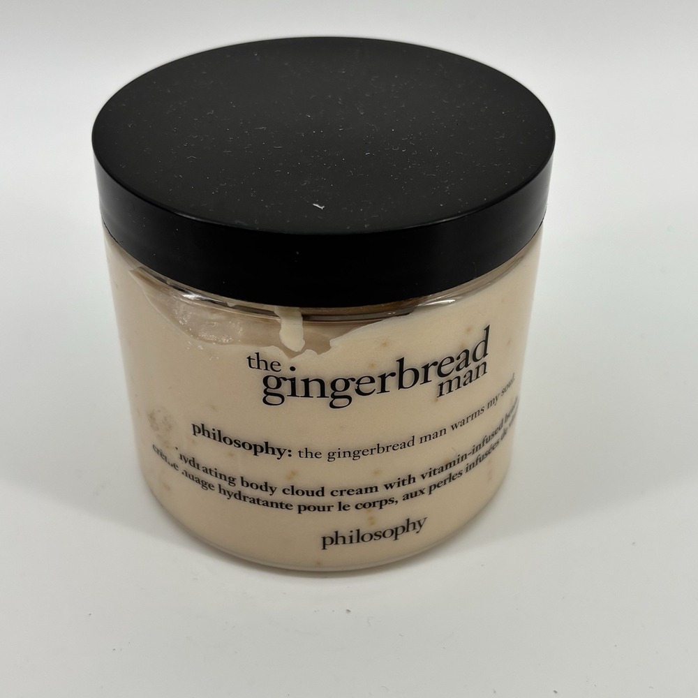 Philosophy THE GINGERBREAD‎ MAN Glazed Body Cloud Cream 16 oz Jumbo